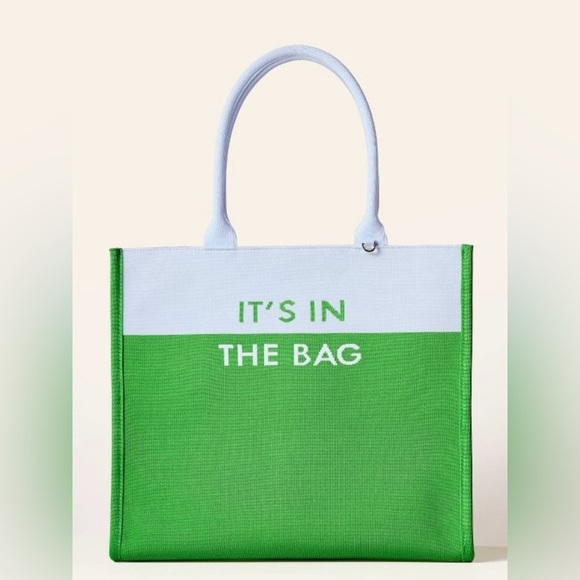 kate spade Handbags - NWT • Kate Spade x Target Green/Blue Colorblock Knit Tote Bag